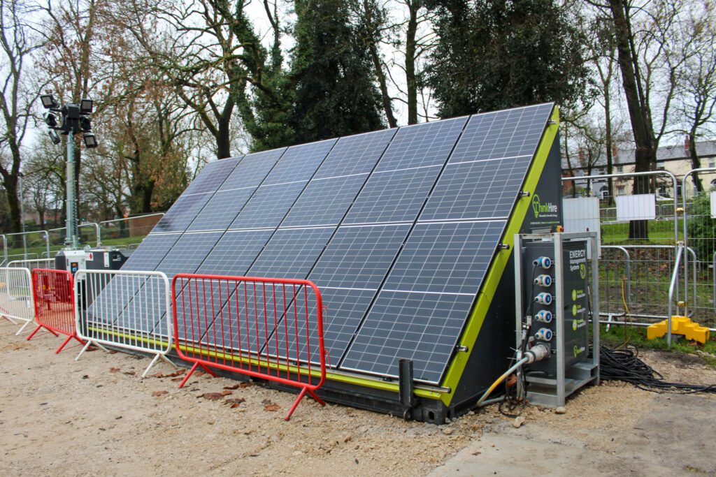A solar powered generator